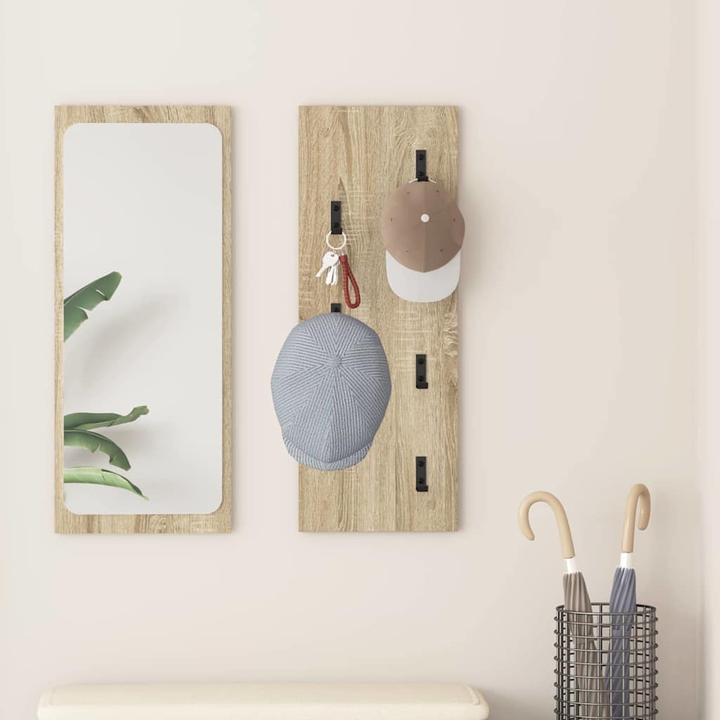 Wall-Mounted Coat Rack Wall-Mounted Sonoma Oak 30 x 1.5 x 80 cm