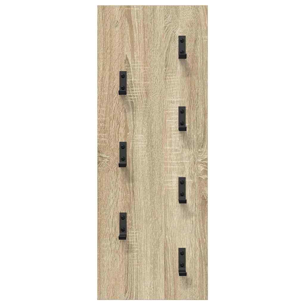 Wall-Mounted Coat Rack Wall-Mounted Sonoma Oak 30 x 1.5 x 80 cm