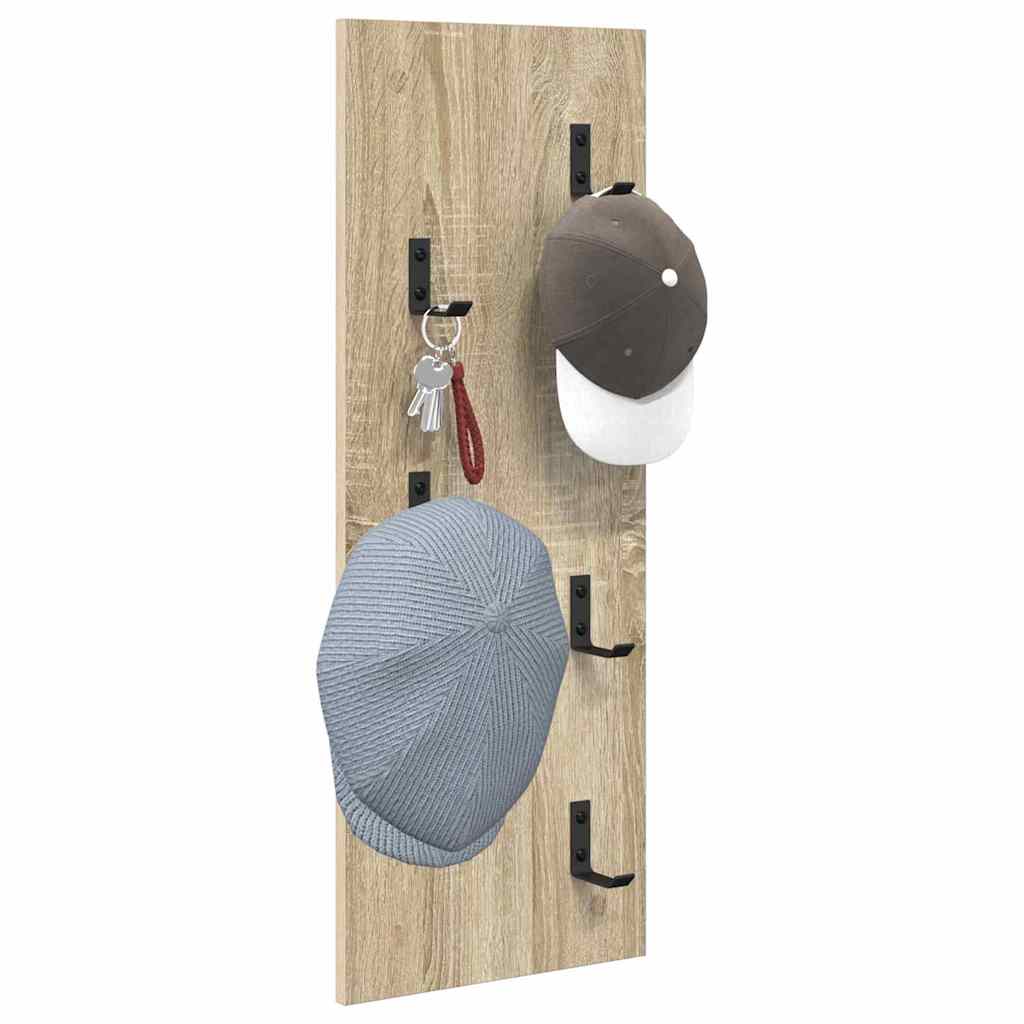 Wall-Mounted Coat Rack Wall-Mounted Sonoma Oak 30 x 1.5 x 80 cm