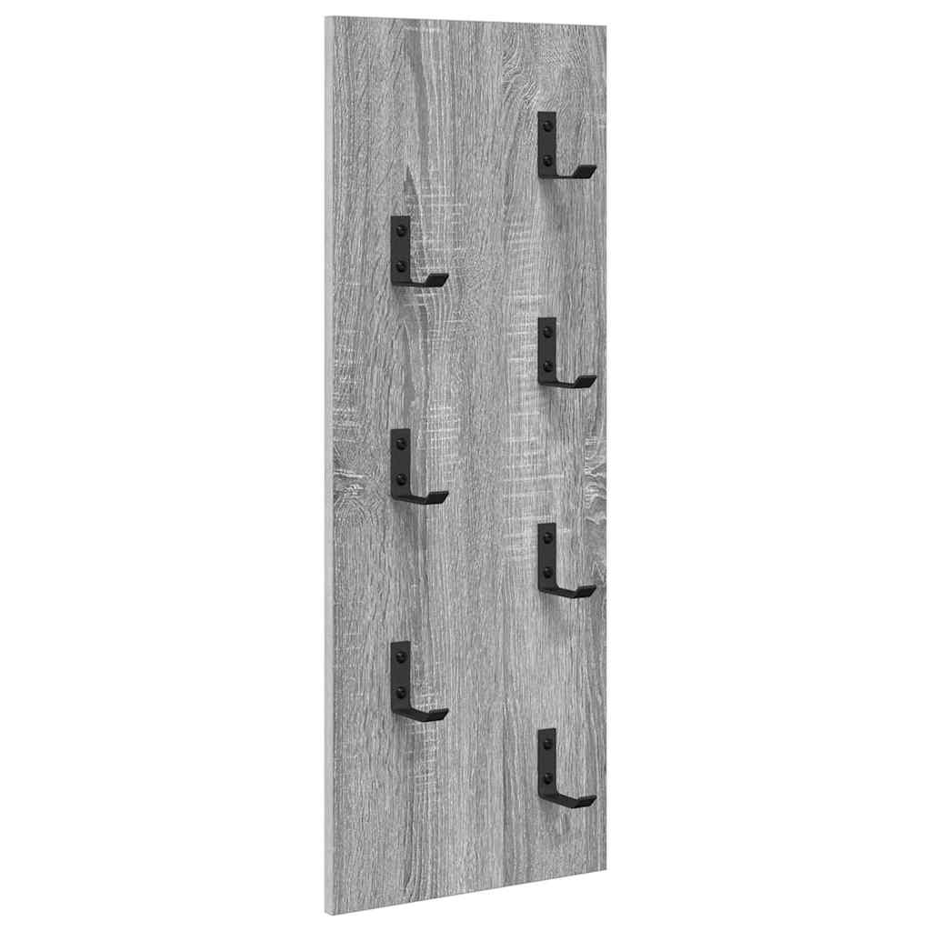 Wall-Mounted Coat Rack Wall-Mounted Grey Sonoma Engineered wood