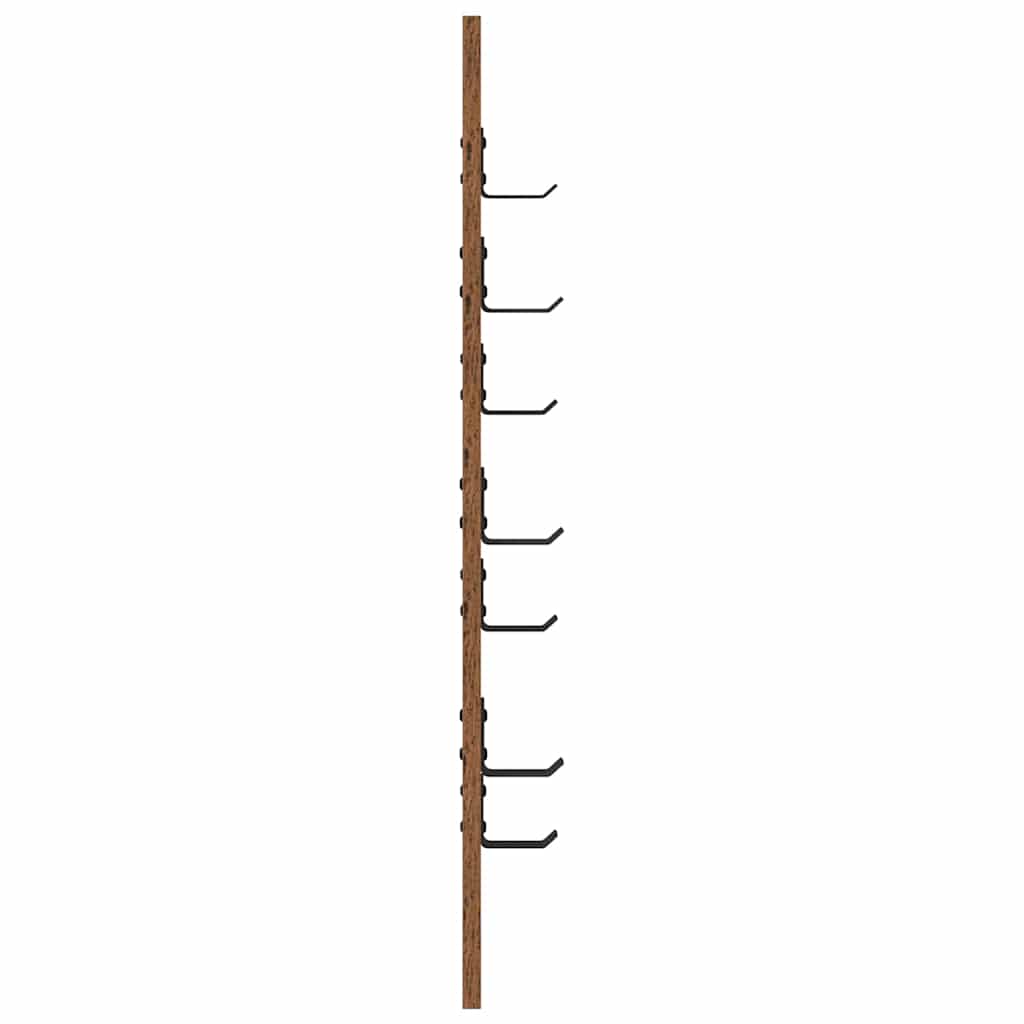 Wall-Mounted Coat Rack Wall-mounted Old Wood 30 x 1.5 x 80 cm