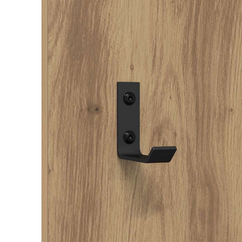 Wall-Mounted Coat Rack Wall-Mounted Artisan Oak Engineered wood