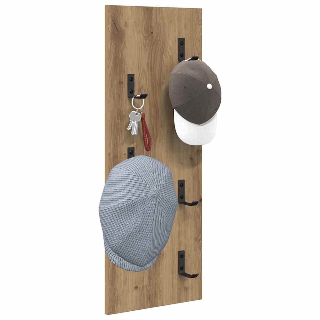 Wall-Mounted Coat Rack Wall-Mounted Artisan Oak Engineered wood