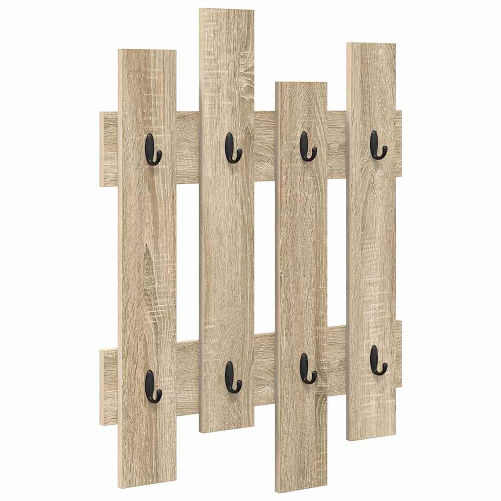 Wall-Mounted Coat Rack Wall-mounted Sonoma Oak 60 x 3 x 82 cm