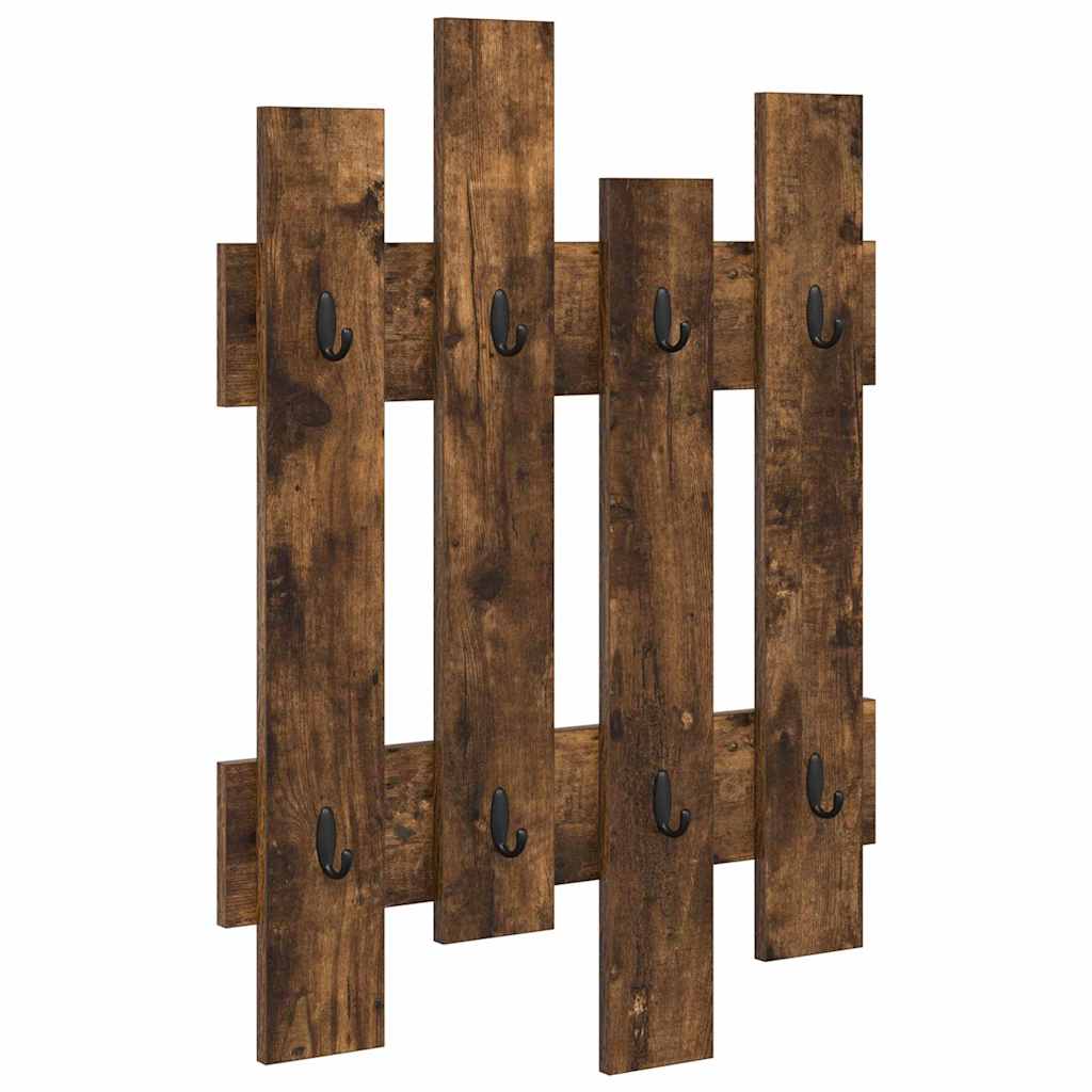 Wall-Mounted Coat Rack Wall-Mounted Smoked Oak 60 x 3 x 82 cm