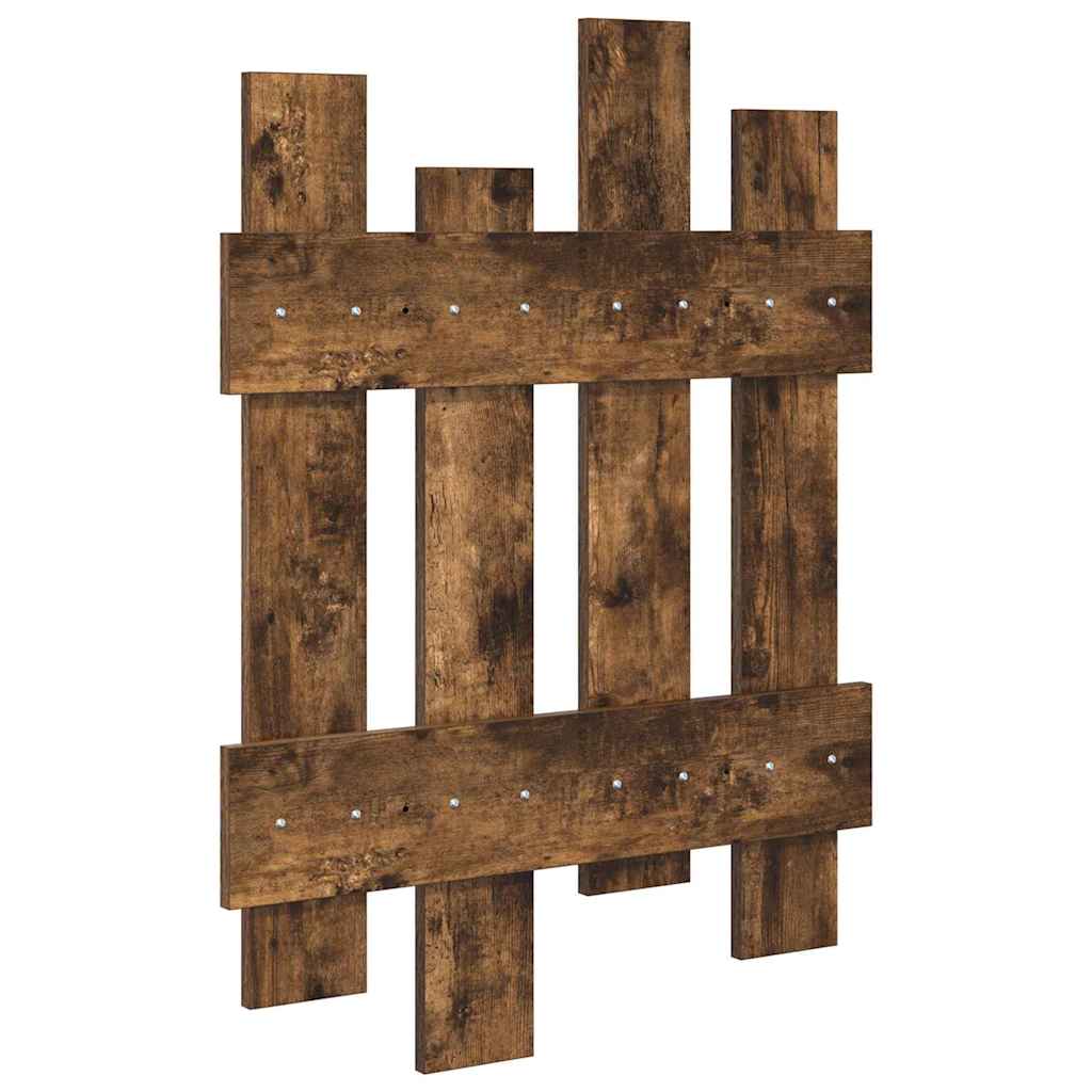Wall-Mounted Coat Rack Wall-mounted Smoked Oak 60 x 3 x 82 cm