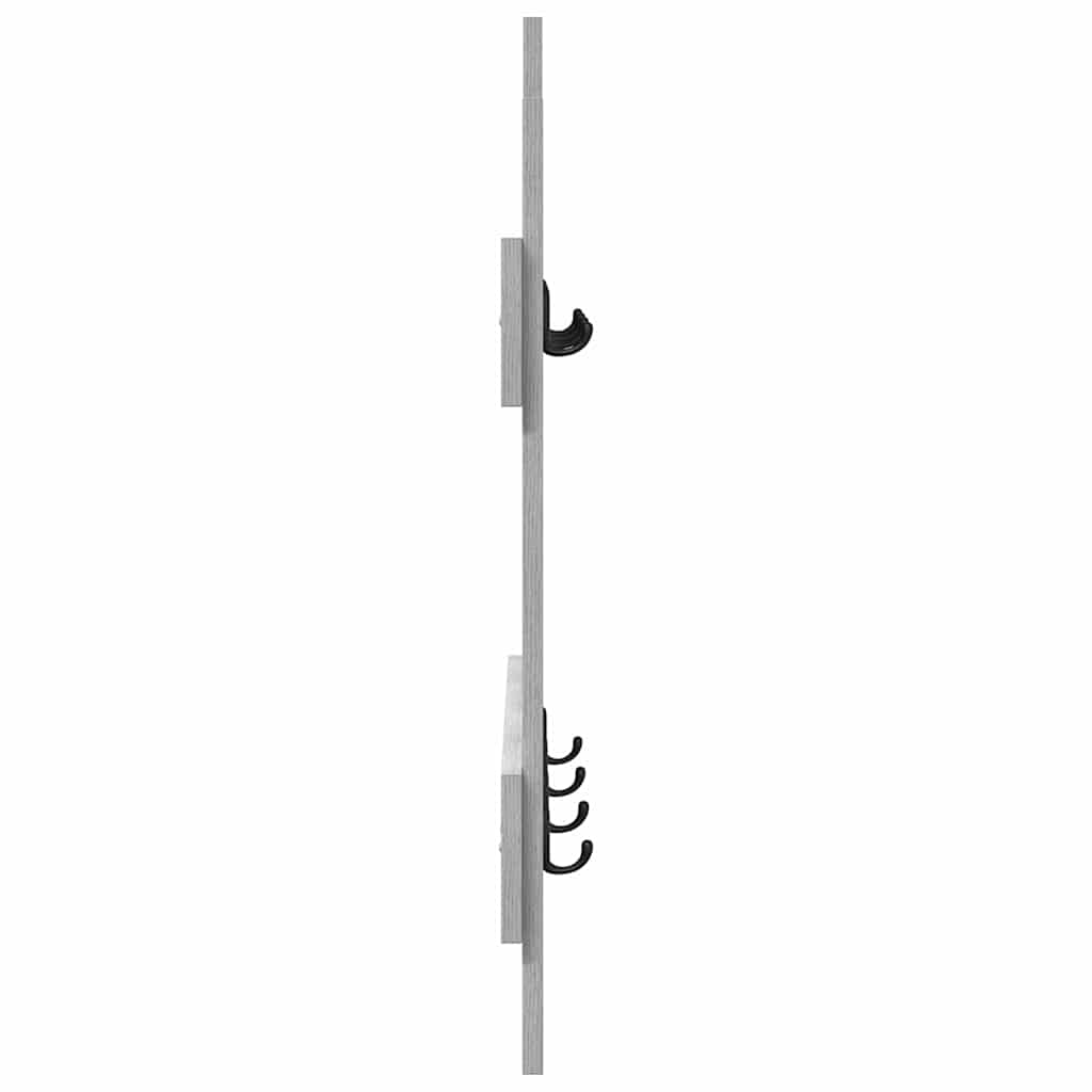 Wall-Mounted Coat Rack Wall-mounted Grey Sonoma 60 x 3 x 82 cm
