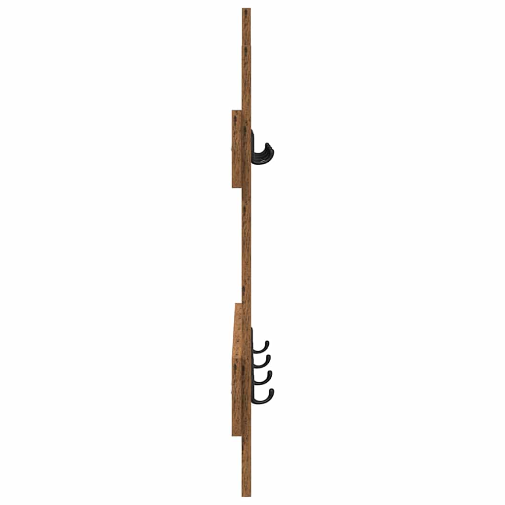 Wall-Mounted Coat Rack Old Wood 60 x 3 x 82 cm Engineered wood