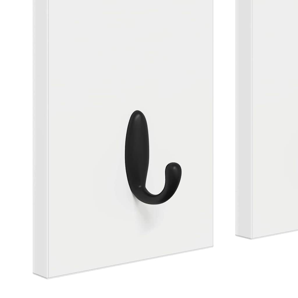 Wall-Mounted Coat Rack Wall-Mounted White 85 x 10 x 45 cm