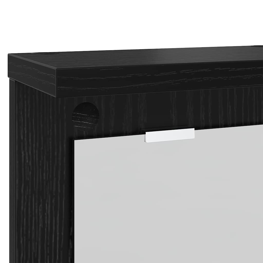 Wall-Mounted Coat Rack Wall-Mounted Black oak 85 x 10 x 45 cm