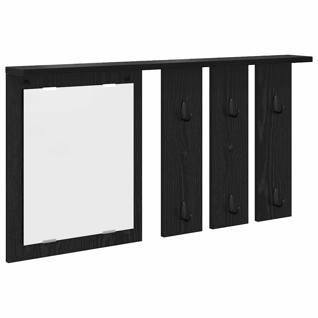 Wall-Mounted Coat Rack Wall-Mounted Black oak 85 x 10 x 45 cm