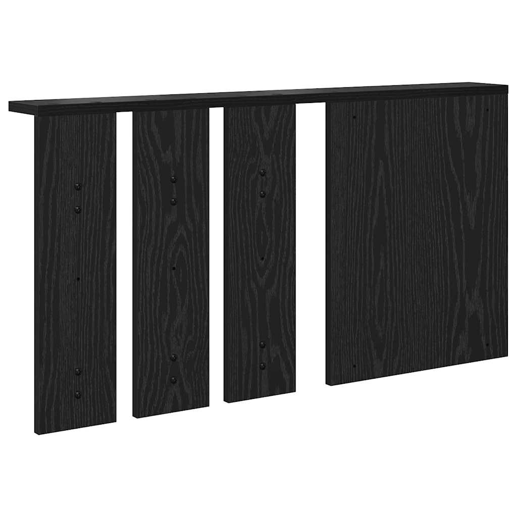Wall-Mounted Coat Rack Wall-Mounted Black oak 85 x 10 x 45 cm