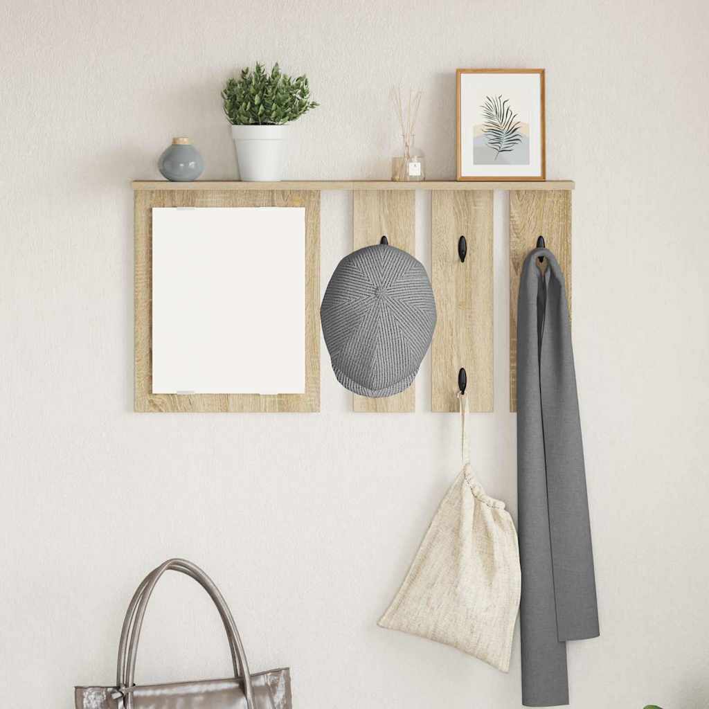 Wall-Mounted Coat Rack Wall-Mounted Sonoma oak 85 x 10 x 45 cm