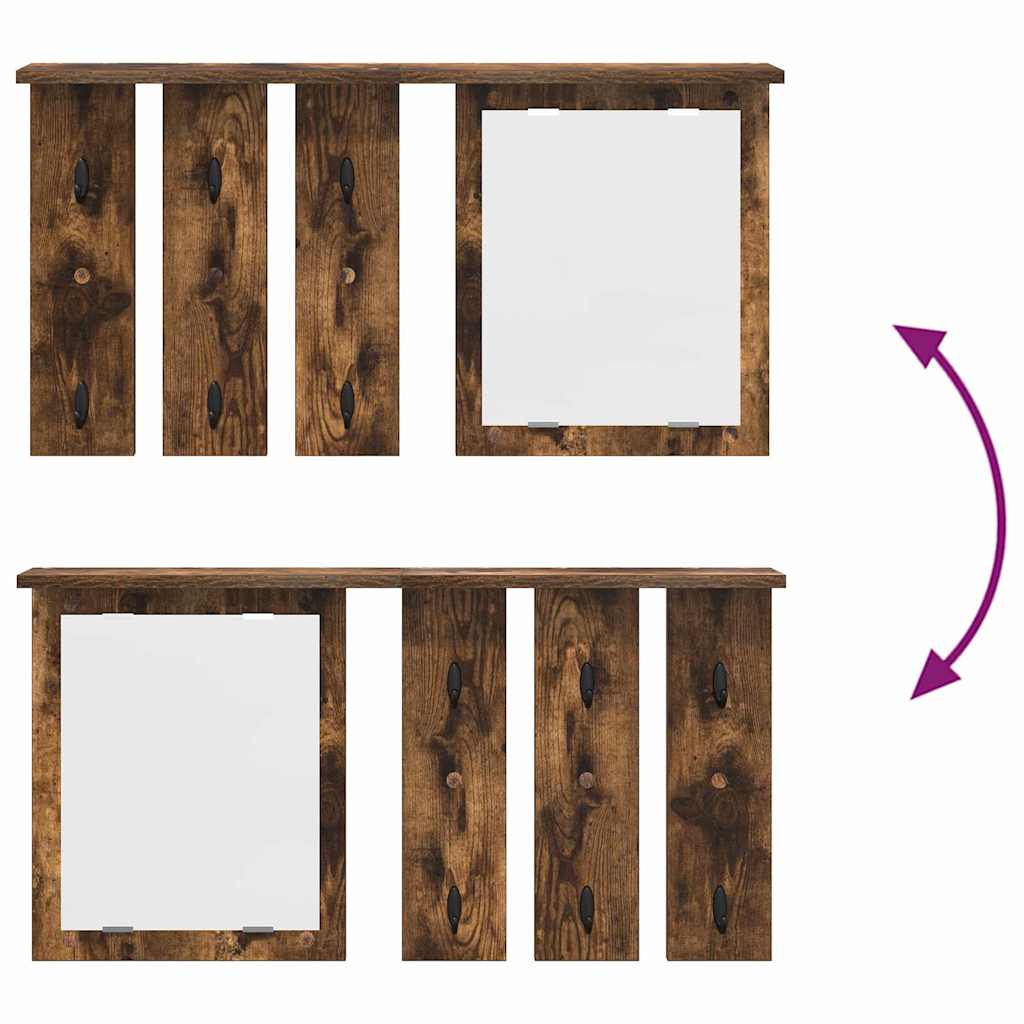 Wall-Mounted Coat Rack Wall-Mounted Smoked oak 85 x 10 x 45 cm