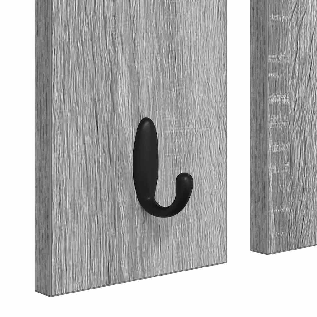 Wall-Mounted Coat Rack Wall-Mounted Grey sonoma 85 x 10 x 45 cm