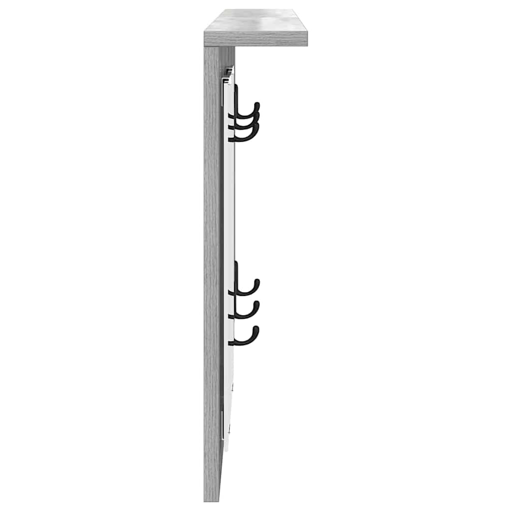 Wall-Mounted Coat Rack Wall-Mounted Grey sonoma 85 x 10 x 45 cm