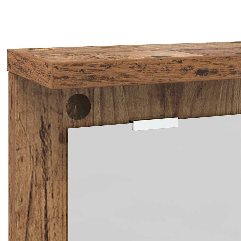 Wall-Mounted Coat Rack Old wood 85 x 10 x 45 cm Engineered wood