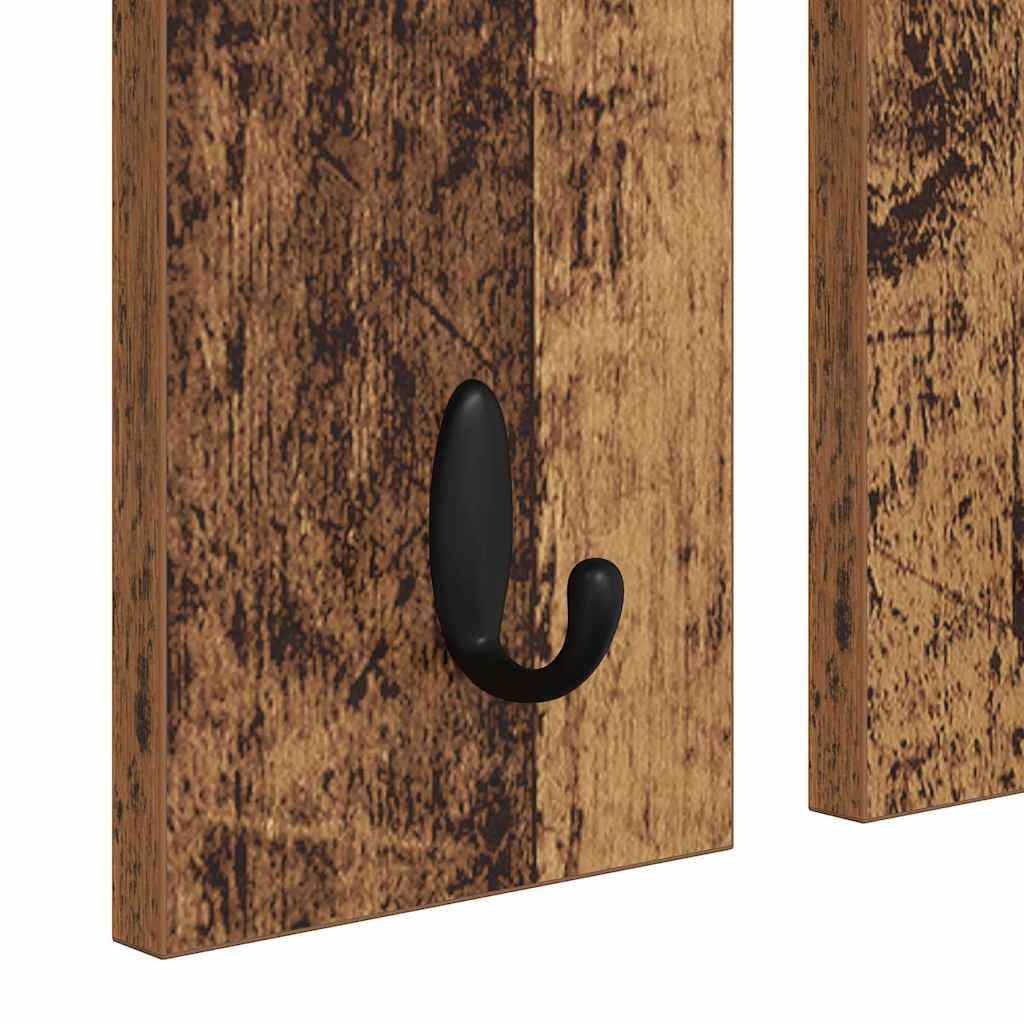 Wall-Mounted Coat Rack Old wood 85 x 10 x 45 cm Engineered wood