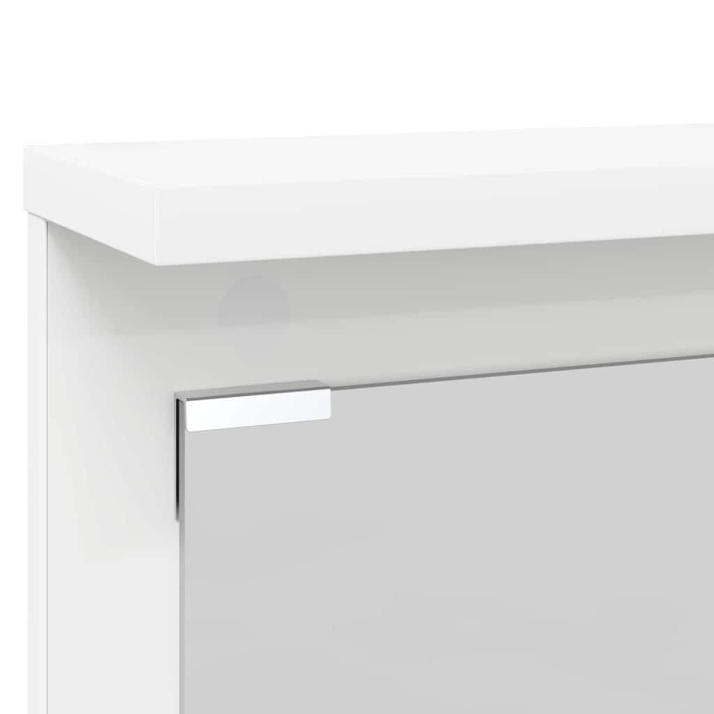 Wall-Mounted Coat Rack Wall-Mounted White 84 x 10 x 80 cm
