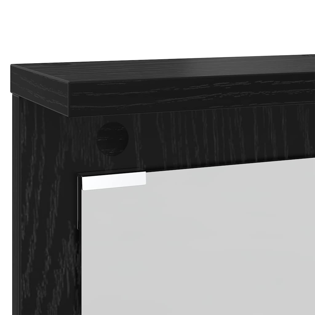 Wall-Mounted Coat Rack Wall-Mounted Black oak 84 x 10 x 80 cm