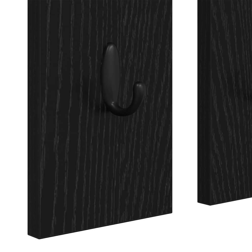 Wall-Mounted Coat Rack Wall-Mounted Black oak 84 x 10 x 80 cm