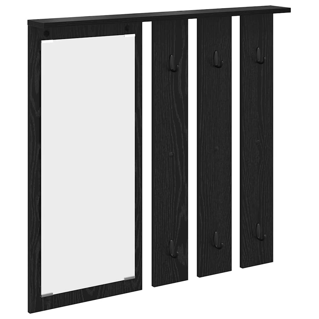 Wall-Mounted Coat Rack Wall-Mounted Black oak 84 x 10 x 80 cm