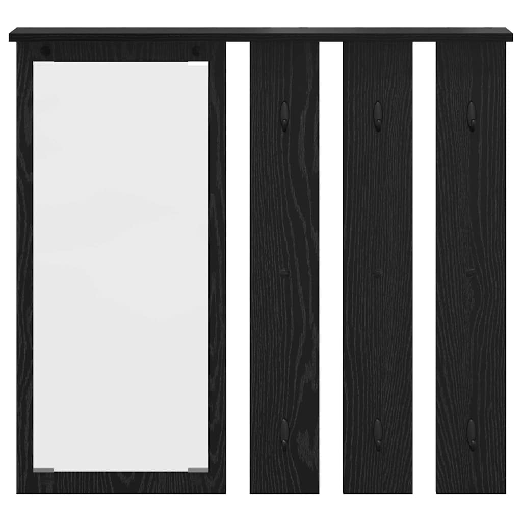 Wall-Mounted Coat Rack Wall-Mounted Black oak 84 x 10 x 80 cm