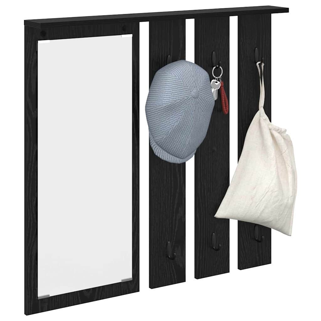 Wall-Mounted Coat Rack Wall-Mounted Black oak 84 x 10 x 80 cm