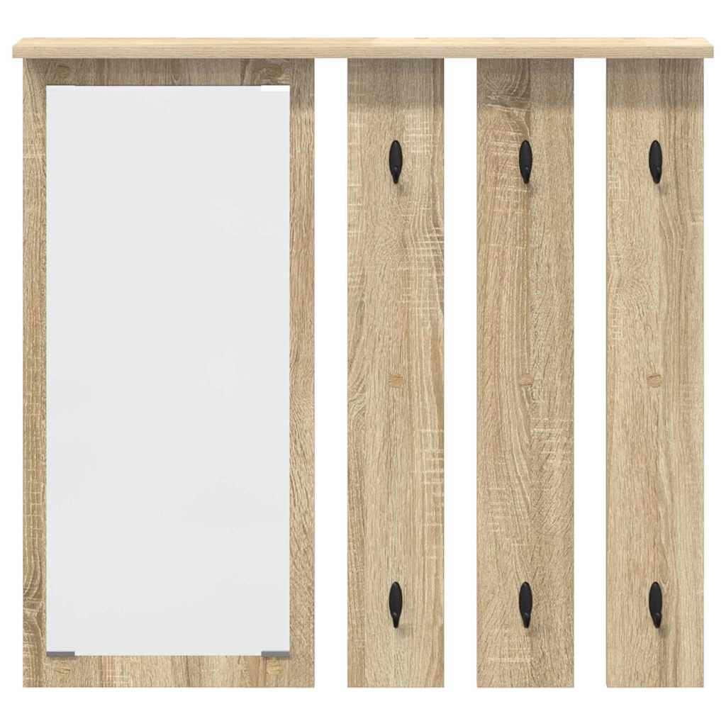 Wall-Mounted Coat Rack Wall-Mounted Sonoma oak 84 x 10 x 80 cm