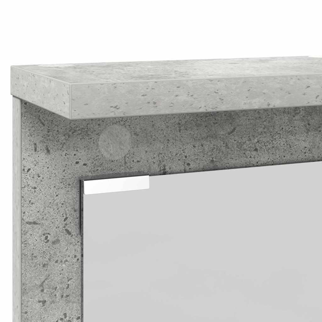 Wall-Mounted Coat Rack Wall-Mounted Concrete grey