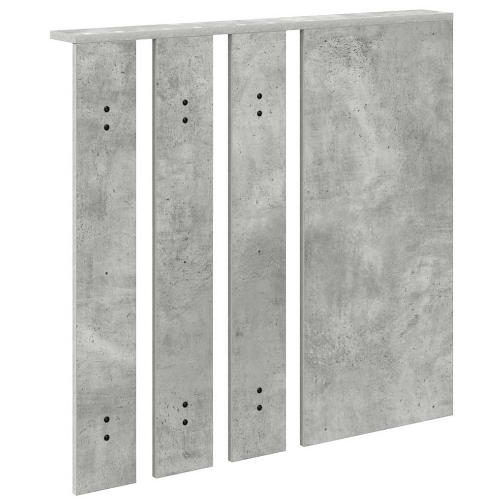 Wall-Mounted Coat Rack Wall-Mounted Concrete grey