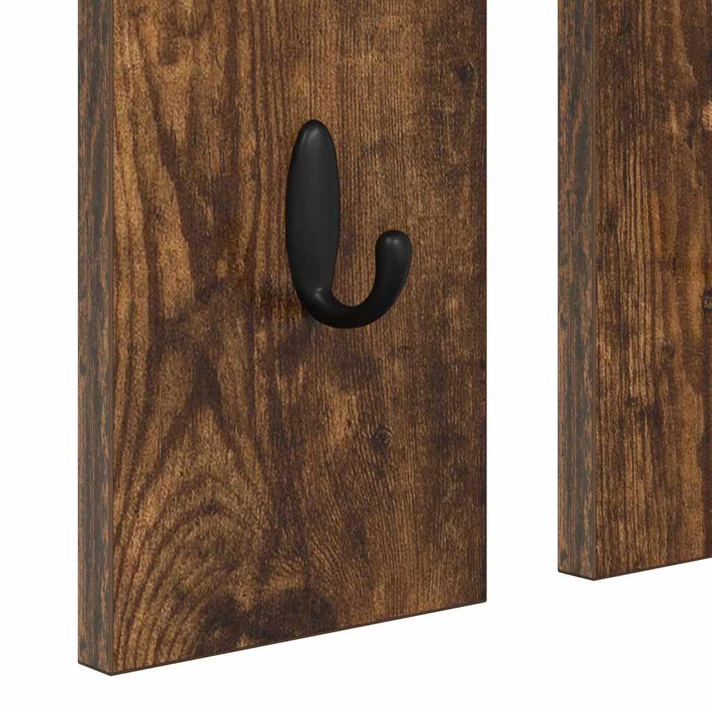 Wall-Mounted Coat Rack Wall-Mounted Smoked oak 84 x 10 x 80 cm