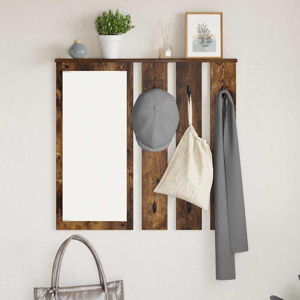 Wall-Mounted Coat Rack Wall-Mounted Smoked oak 84 x 10 x 80 cm