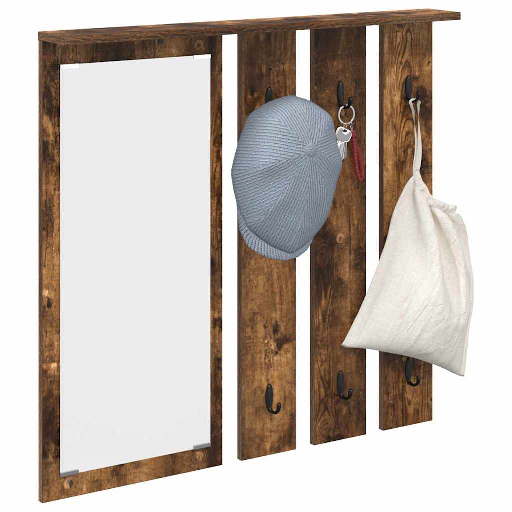 Wall-Mounted Coat Rack Wall-Mounted Smoked oak 84 x 10 x 80 cm