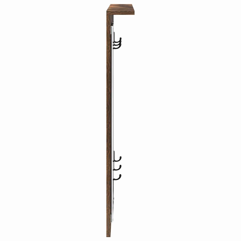 Wall-Mounted Coat Rack Wall-Mounted Smoked oak 84 x 10 x 80 cm