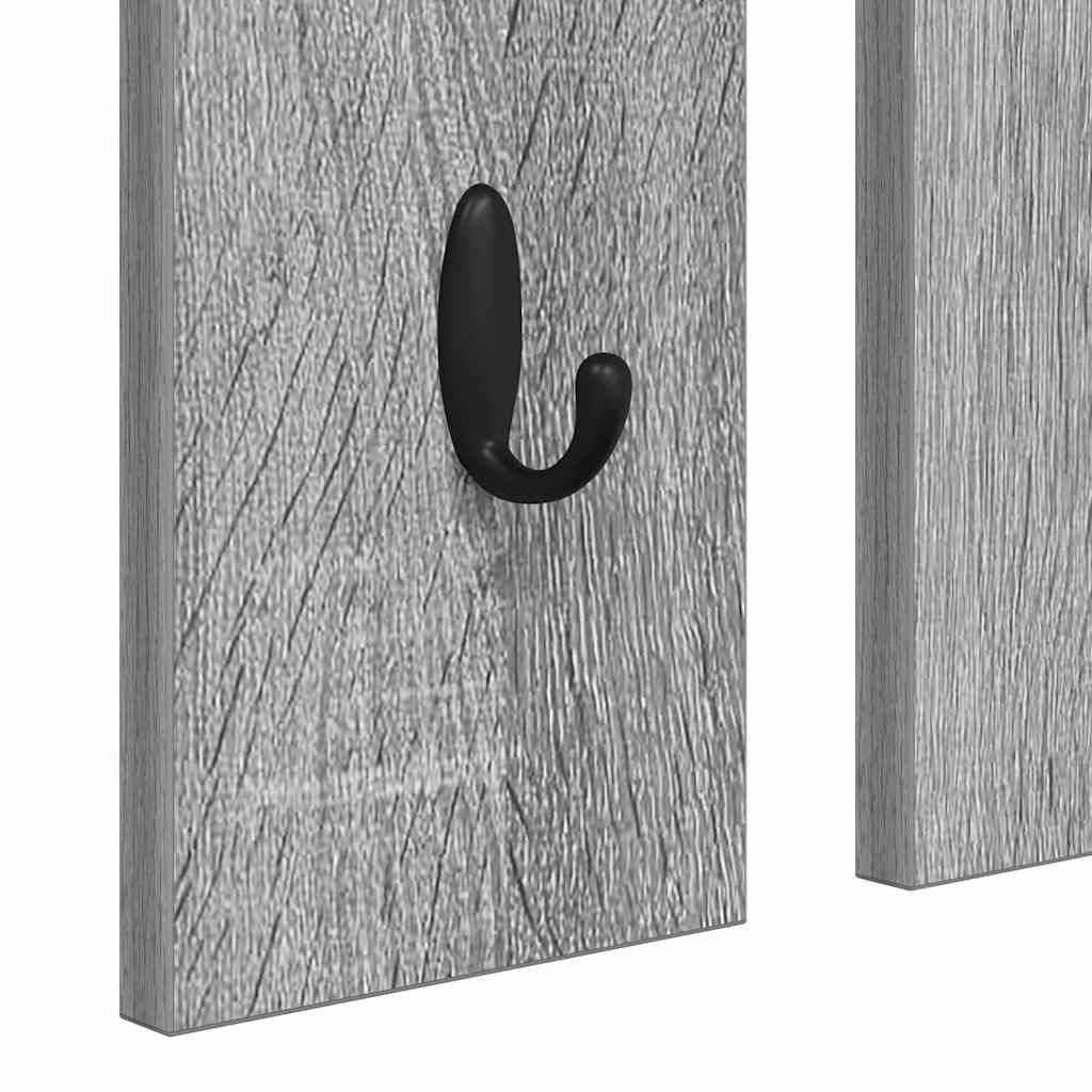Wall-Mounted Coat Rack Wall-Mounted Grey sonoma 84 x 10 x 80 cm