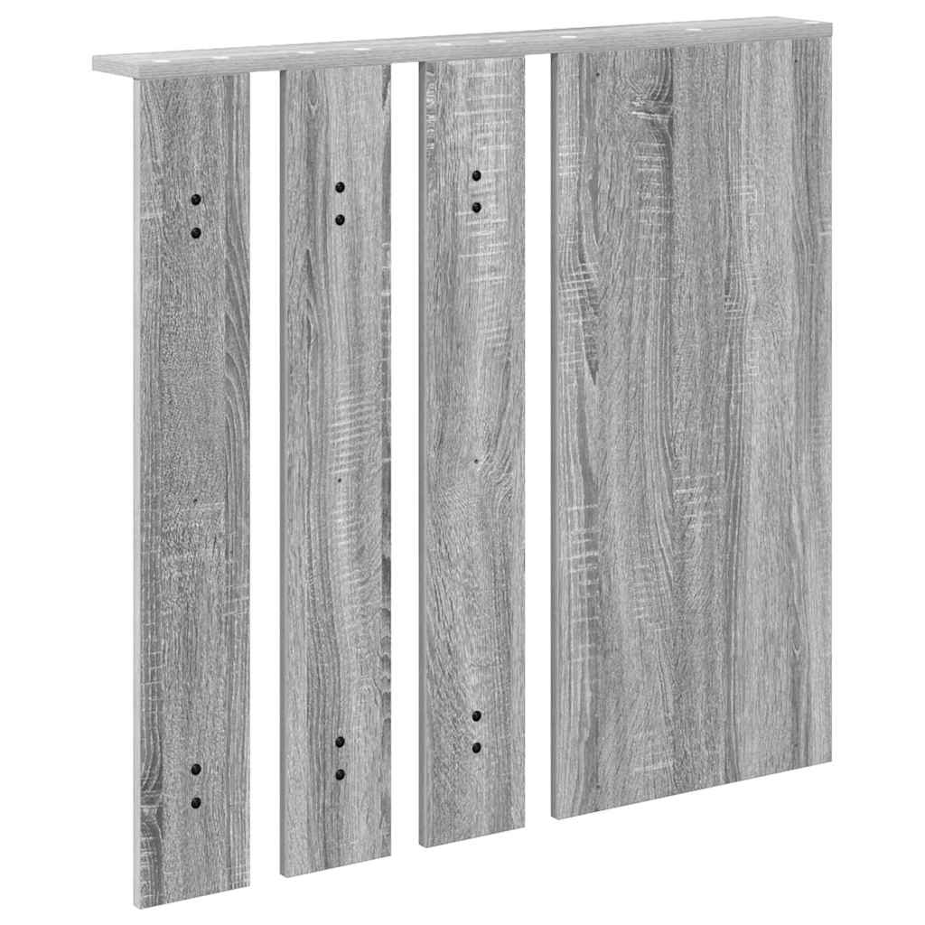 Wall-Mounted Coat Rack Wall-Mounted Grey sonoma 84 x 10 x 80 cm