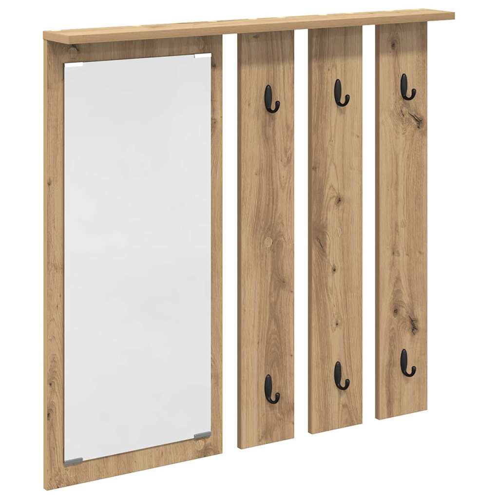 Wall-Mounted Coat Rack Wall-Mounted Artisan oak 84 x 10 x 80 cm