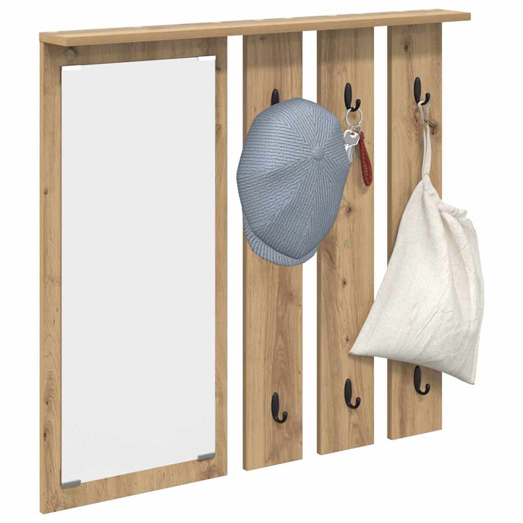Wall-Mounted Coat Rack Wall-Mounted Artisan oak 84 x 10 x 80 cm