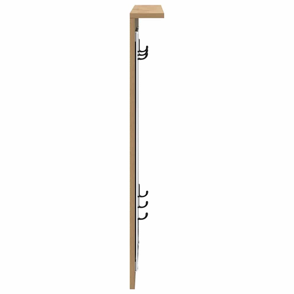 Wall-Mounted Coat Rack Wall-Mounted Artisan oak 84 x 10 x 80 cm
