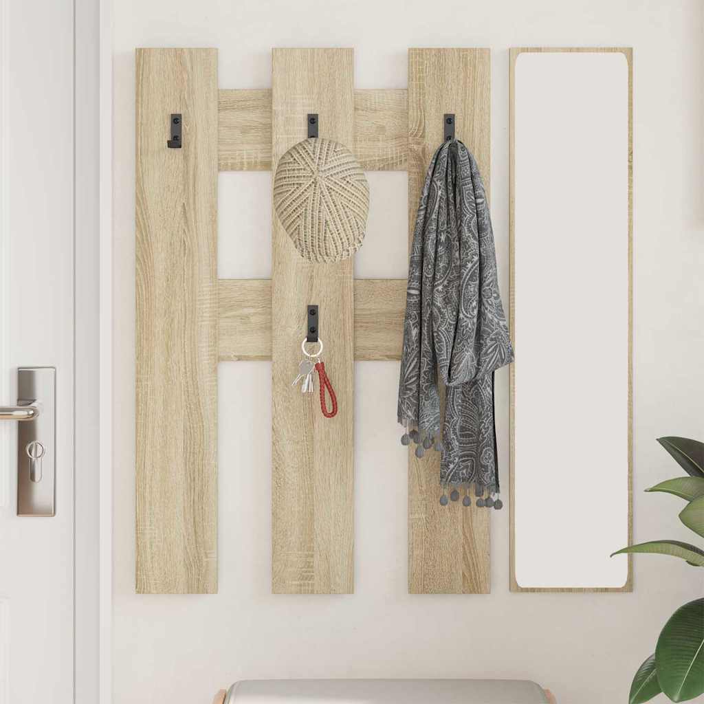 Wall-Mounted Coat Rack Wall-mounted Sonoma Oak 65 x 3 x 100 cm