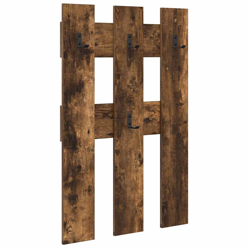 Wall-Mounted Coat Rack Wall-mounted Smoked Oak 65 x 3 x 100 cm