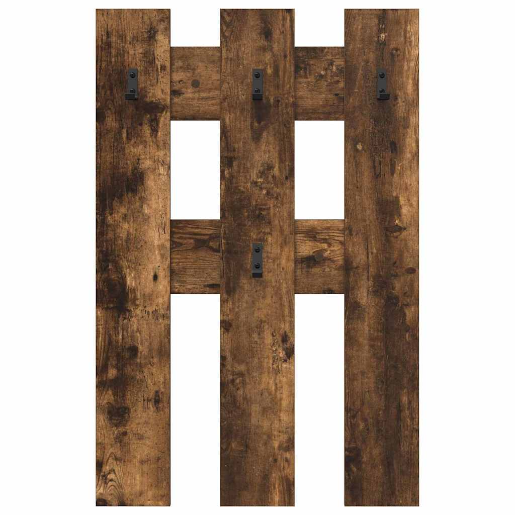 Wall-Mounted Coat Rack Wall-mounted Smoked Oak 65 x 3 x 100 cm