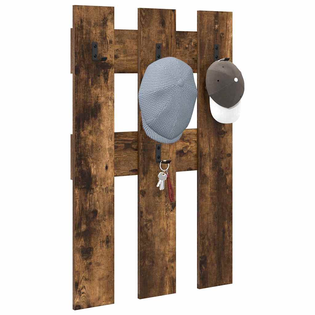 Wall-Mounted Coat Rack Wall-mounted Smoked Oak 65 x 3 x 100 cm