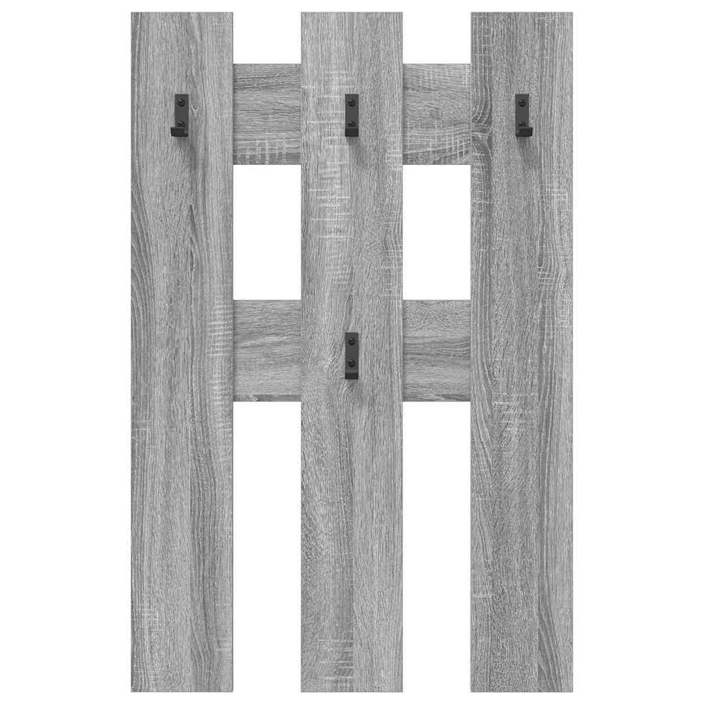 Wall-Mounted Coat Rack Wall-mounted Grey Sonoma 65 x 3 x 100 cm