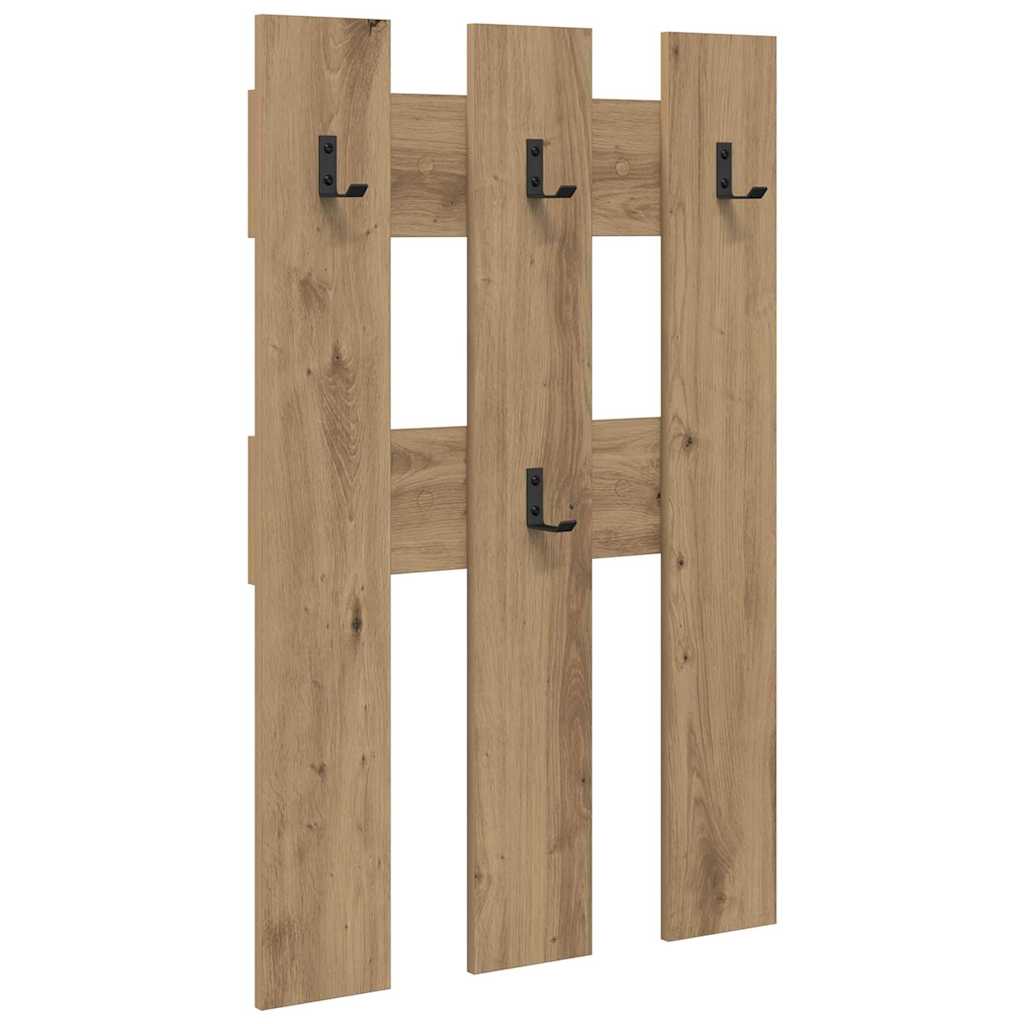 Wall-Mounted Coat Rack Wall-Mounted Artisan Oak 65 x 3 x 100 cm