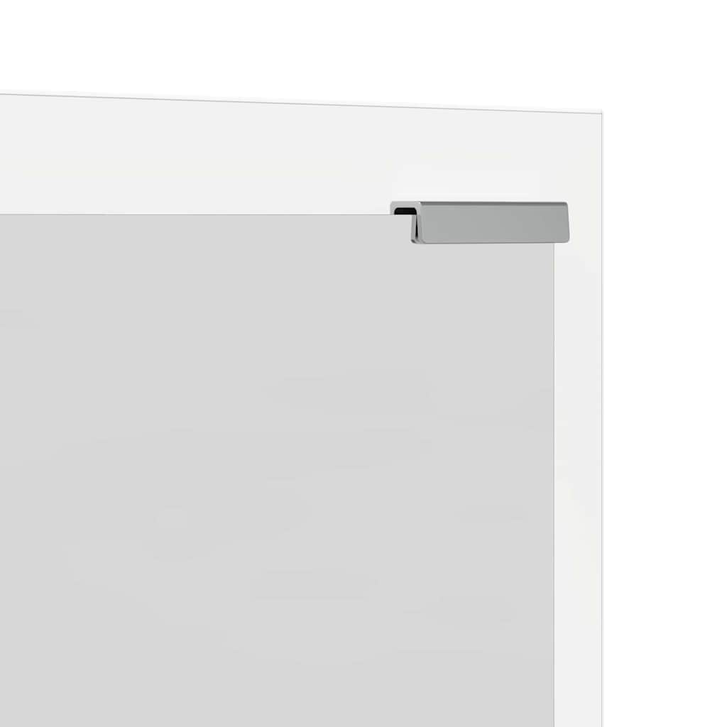 Wall-Mounted Coat Rack Wall-Mounted White 100 x 10 x 100 cm