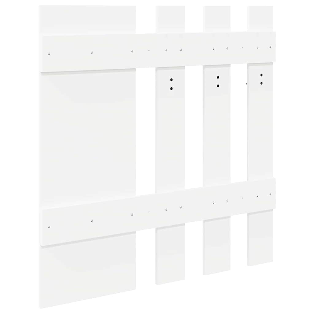 Wall-Mounted Coat Rack Wall-Mounted White 100 x 10 x 100 cm