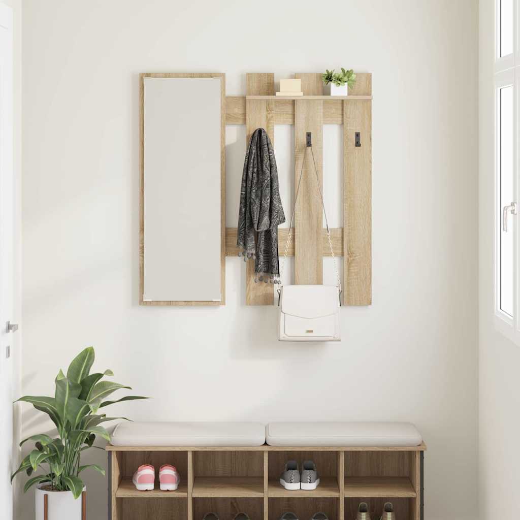 Wall-Mounted Coat Rack Wall-Mounted Sonoma Oak Engineered wood