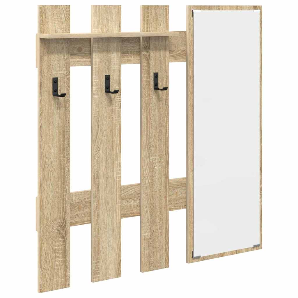 Wall-Mounted Coat Rack Wall-Mounted Sonoma Oak Engineered wood
